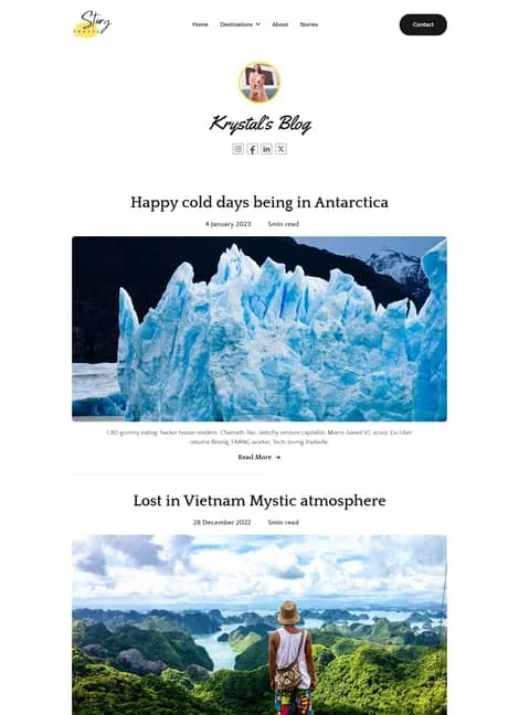 travelstory-portfolio-template