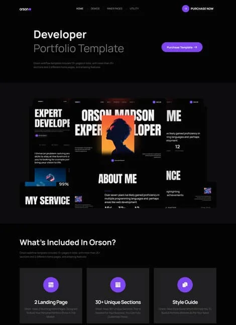 orson-portfolio-template