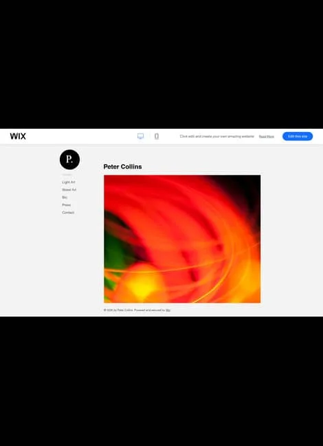 artist-portfolio-template