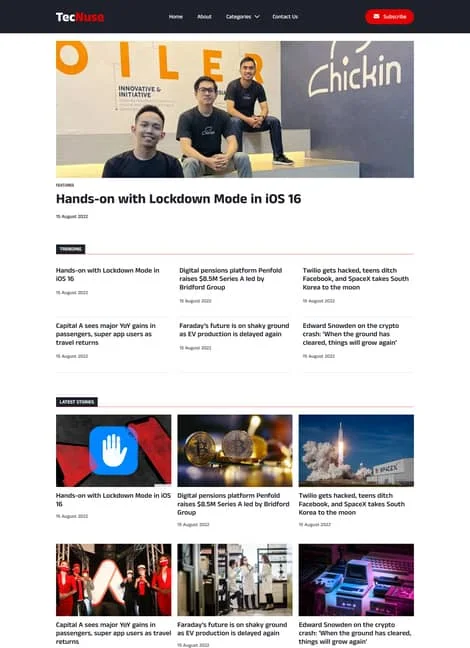 tecnuse-portfolio-template