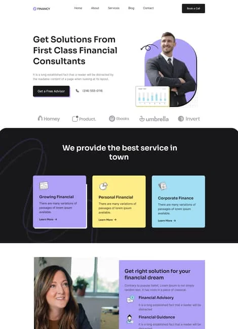 financy-portfolio-template