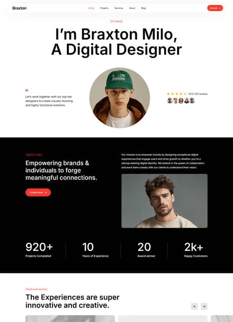 braxton-portfolio-template