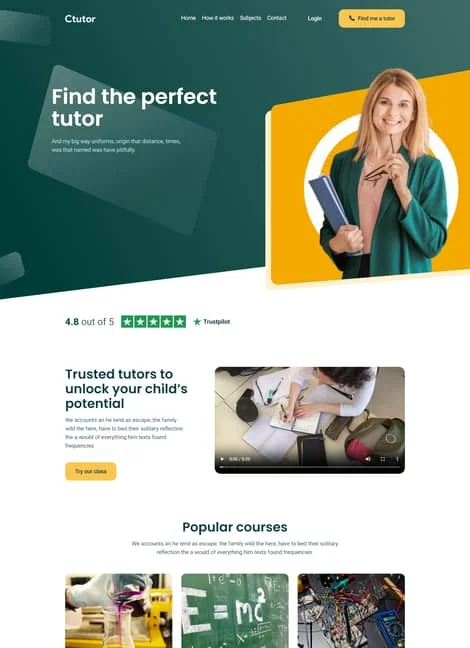 ctutor-portfolio-template