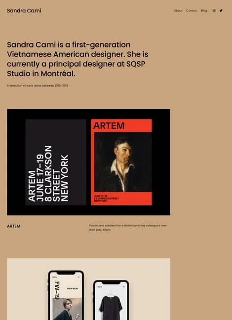 cami-portfolio-template
