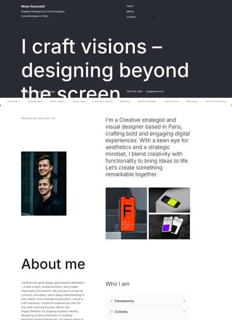 misko-portfolio-template