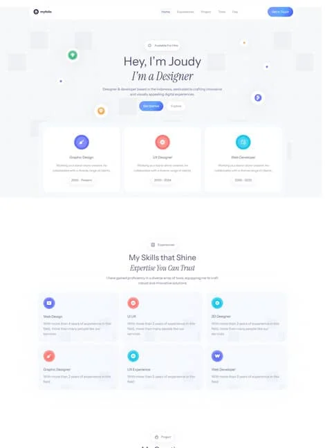 myfoliyo-portfolio-template