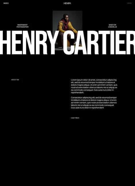 henrycartier-portfolio-template