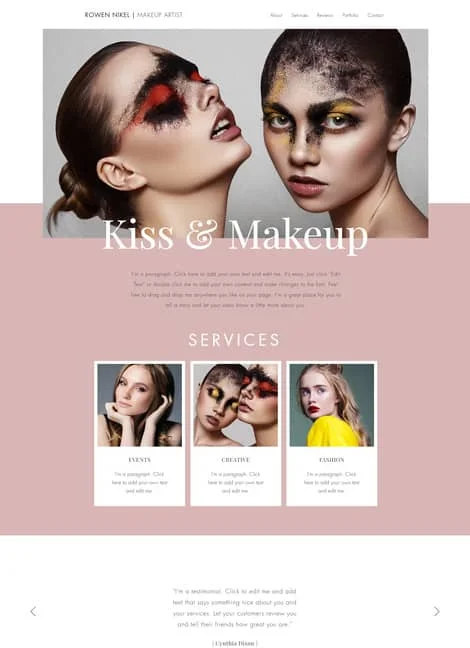makeup-artist-portfolio-template