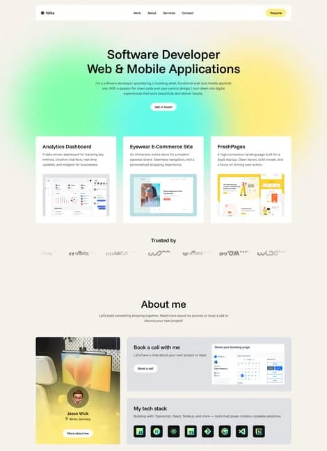 niika-portfolio-template