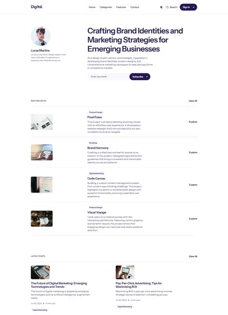 digital-portfolio-template