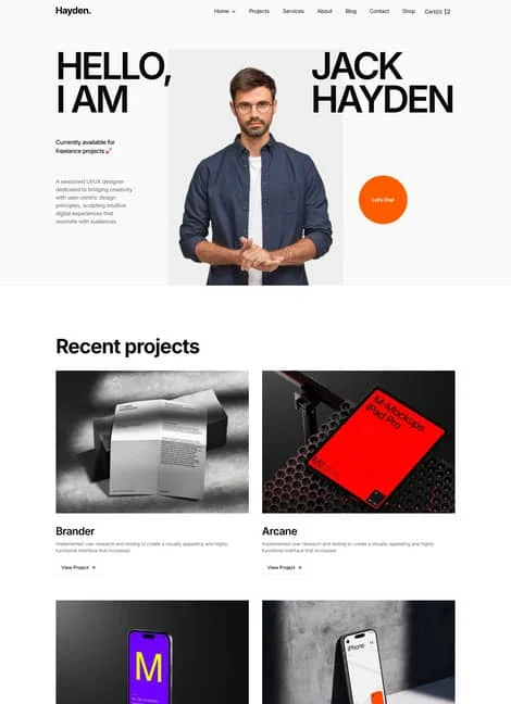 hayden-portfolio-template