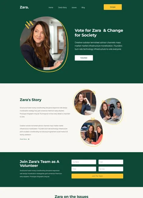 zara-portfolio-template