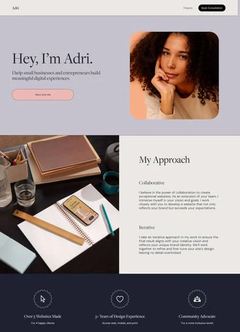 adri-portfolio-template