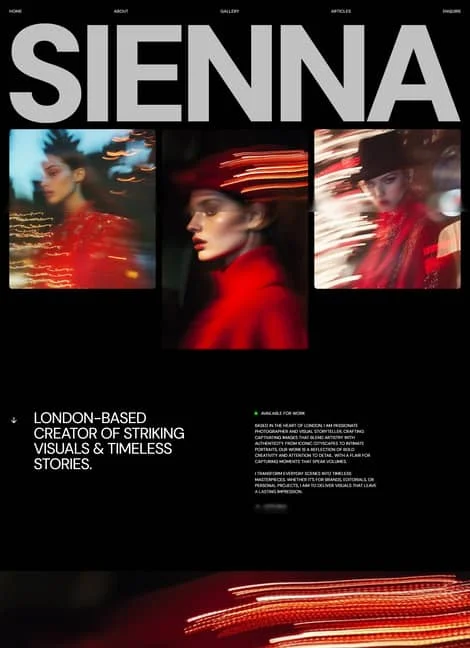 siennaa-portfolio-template