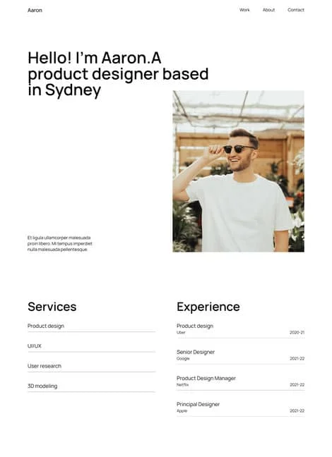 aaron-portfolio-template