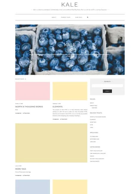kale-portfolio-template