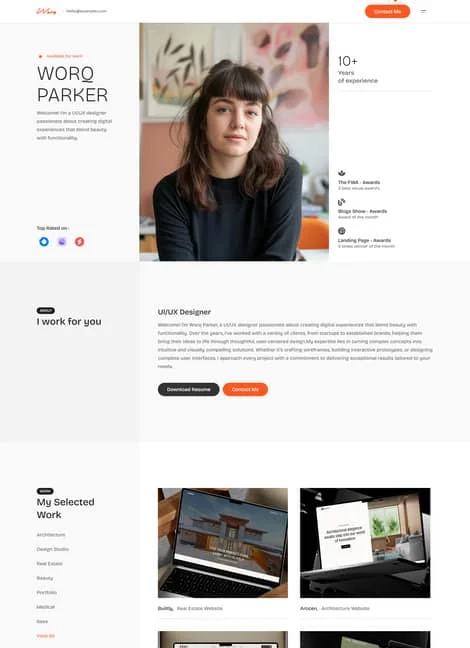 worq-portfolio-template