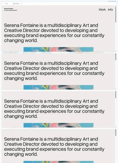 fontaine-portfolio-template