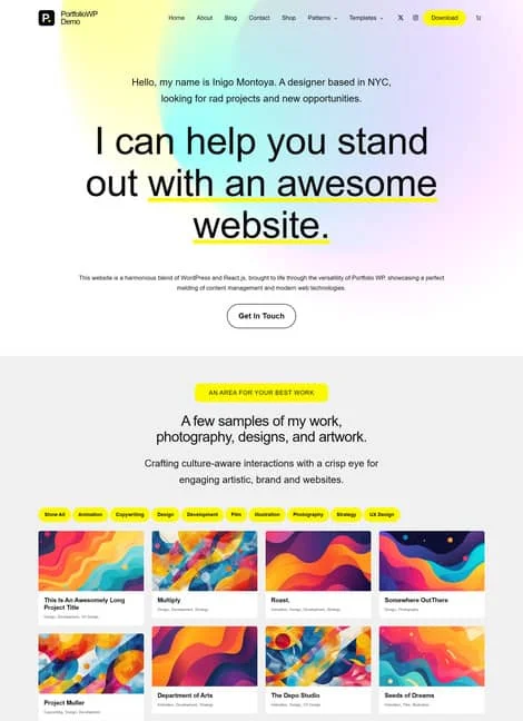 portfolio-wp-portfolio-template
